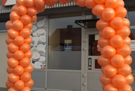 Dekoracje sklepów balonami Bydgoszcz